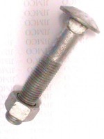 M10 Cup Head Bolts and Nuts Galvanised 4.6