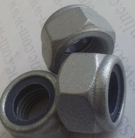 Nylon Lock Nut (Nyloc) Galvanised