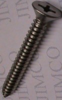 CSK STS 304 - Stainless Steel 304 Self Tapping Screws
