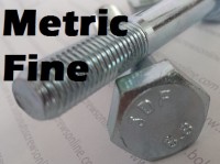 Metric Fine Bolts High Tensile 8.8 Zinc Plated
