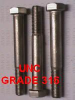 UNC Grade 316 Bolt (Marine Grade)