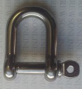 6mm Stainless Steel Dee Shackle Marine Grade 316