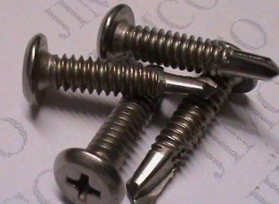 iMAGE OFF STAINLESS STEEL WAFER SCREWS SELF DRILLING