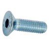 M6 x 50 Flat Head Socket Screw High Tensile Zinc Class 12.9.