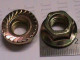 M4 Zinc Plated Flange Nut