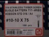 10 Gauge x 75mm Long Marine Grade Batten Screws PER 100