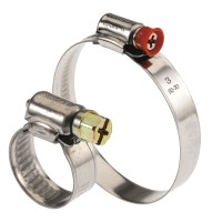 Stainless Steel Hose Clamp with Zinc Screw