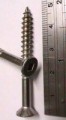 10 Gauge x 40mm Stainless Steel Grade 304 Square Drive Decking Screw Per 100