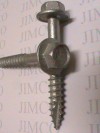 14-10x50mm Galvanized Hex Head Screw Type 17 for Timber