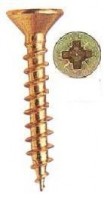 image of a gold screw 