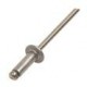 ASD4-1 Dome Head Rivet  Dia 3.2mm x4.8 mm long max grip 1.6mm Aluminium Rivets steel stem PER 1000