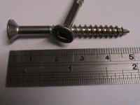 10x50 Marine Grade 316 Stainless Steel Square Drive Decking Screw 1000