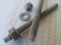 Galvanised Chemical Anchor Studs.
