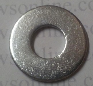 image of a washer for  6mm zinc plated bolts