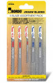 Jigsaw Blades Assortment, Euro - T Shank (5 Pack)