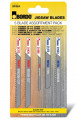 Jigsaw Blades Assortment, Universal Shank (5 Pack)