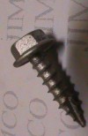 10-12x25mm Galvanized Hex Head Screw Type 17 for Timber