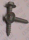 12-11x40mm Galvanized Hex Head Screw Type 17 for Timber