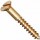 12 Gauge x 2 inch long Countersunk Solid Brass Wood Screws per 25